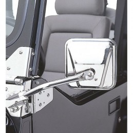 Kit specchi retrovisori esterni Inox CJ/YJ 55-95